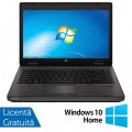 Laptop Refurbished HP ProBook 6470b, Intel Core i5-3340M 2.70GHz, 8GB DDR3, 500GB SATA, DVD-RW, 14 Inch, Webcam, Wi-Fi, Bluetooth + Windows 10 Home