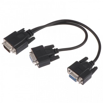 Adaptor cablu video VGA la 2x VGA